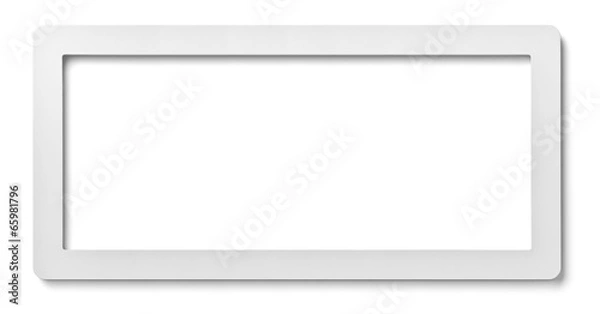 Fototapeta white frame wood background image