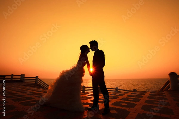 Obraz Couple Shoots seaside