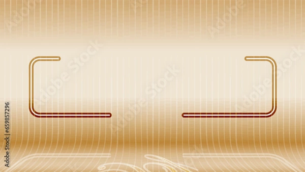 Obraz Overlay gold gradient strips with copper horizontal gradient background.  
