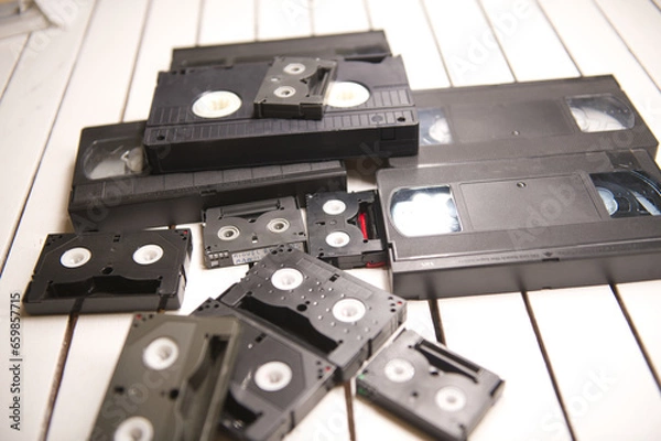 Obraz VHS, Dv and Hi8 tapes