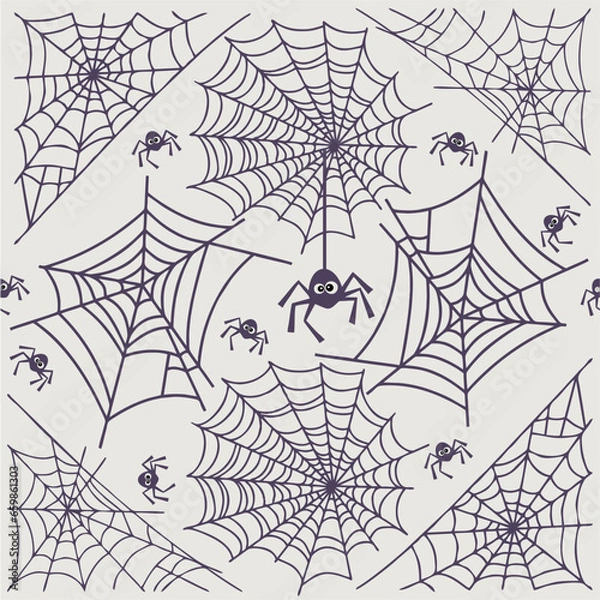 Obraz Halloween seamless pattern