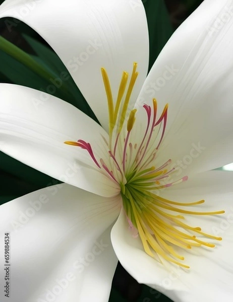 Obraz white lily flower