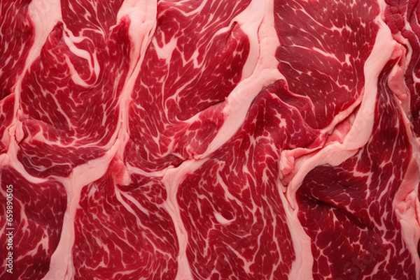 Fototapeta Close up meat texture.