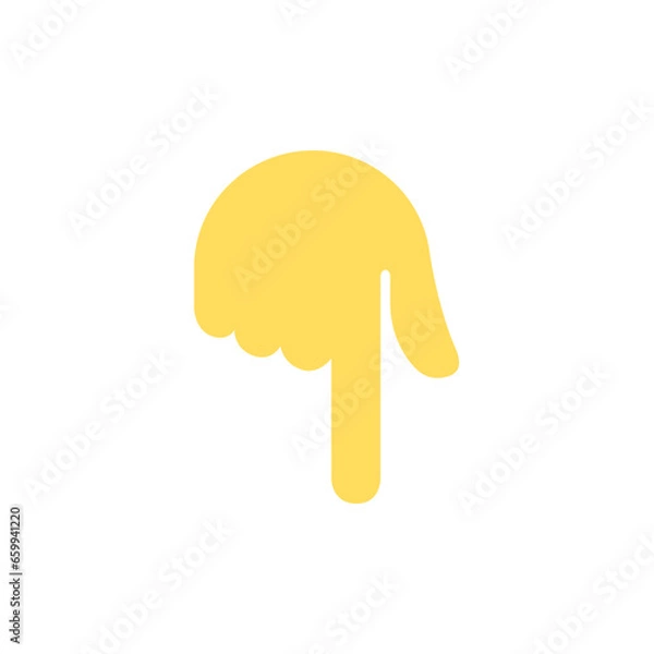 Obraz 👇 Backhand Index Pointing Down