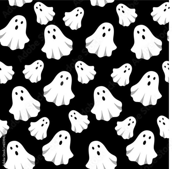 Fototapeta Halloween seamless pattern