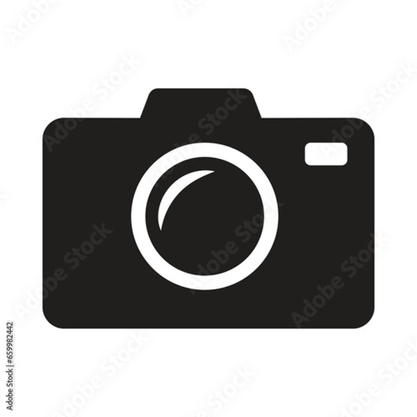 Obraz Camera icon vector on trendy style for design and print.