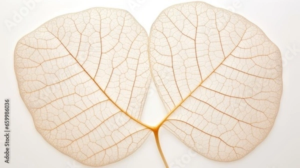 Fototapeta Close up texture leaf structure macro photography, abstract texture