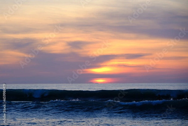 Obraz sunset over the sea