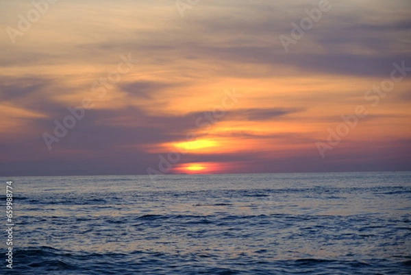 Obraz sunset over the sea