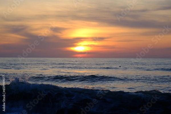 Obraz sunset over the sea