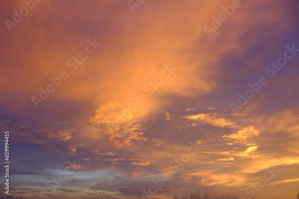 Obraz sky with clouds