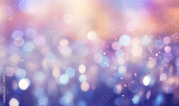 Fototapeta Dreamlike image filled with dynamic, blurred circles of color.
