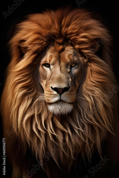 Obraz lion head portrait