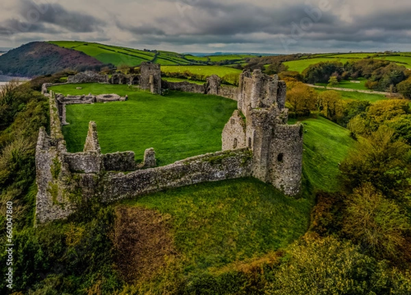 Obraz Llanstephan Castle, Wales, UK