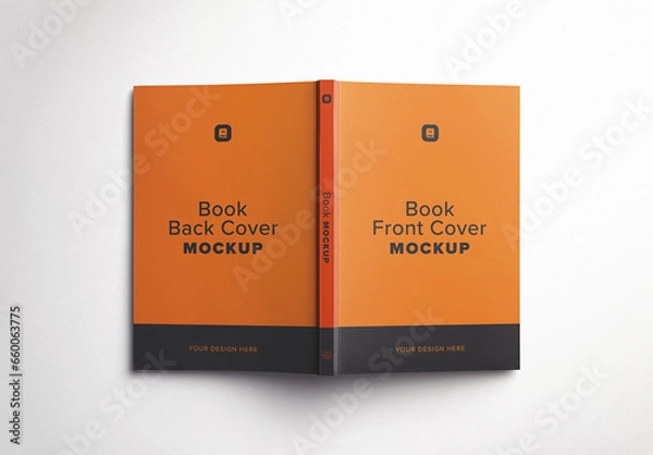 Obraz Paperback Book Mockup Lay flat