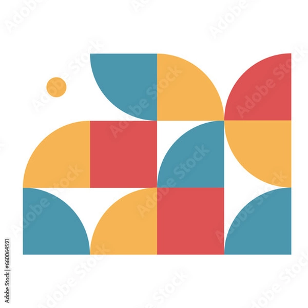 Obraz Abstract Bauhaus Shape