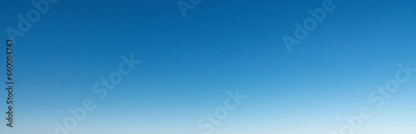 Obraz Blue clear sky gradient background