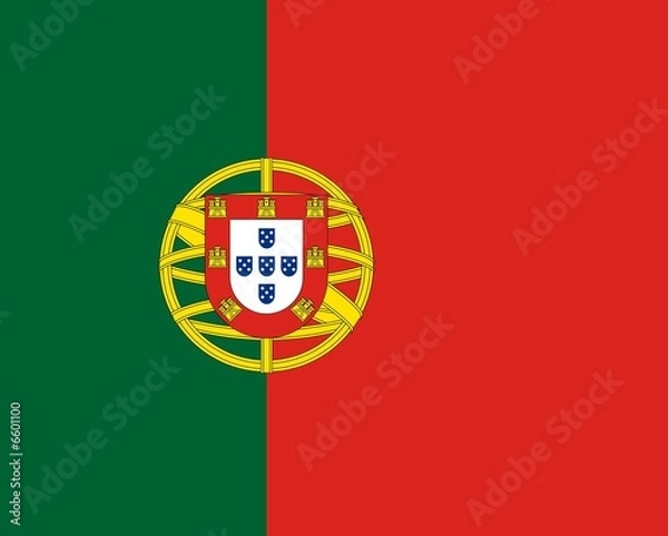 Obraz Flaga Portugalii