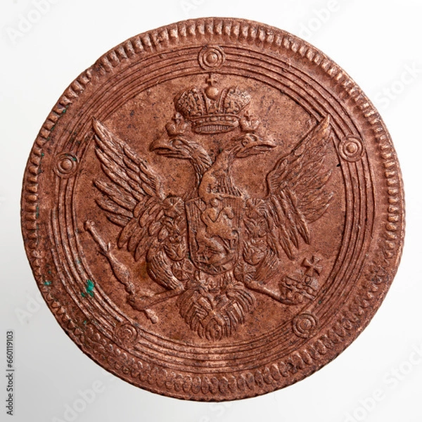 Obraz old russian coin