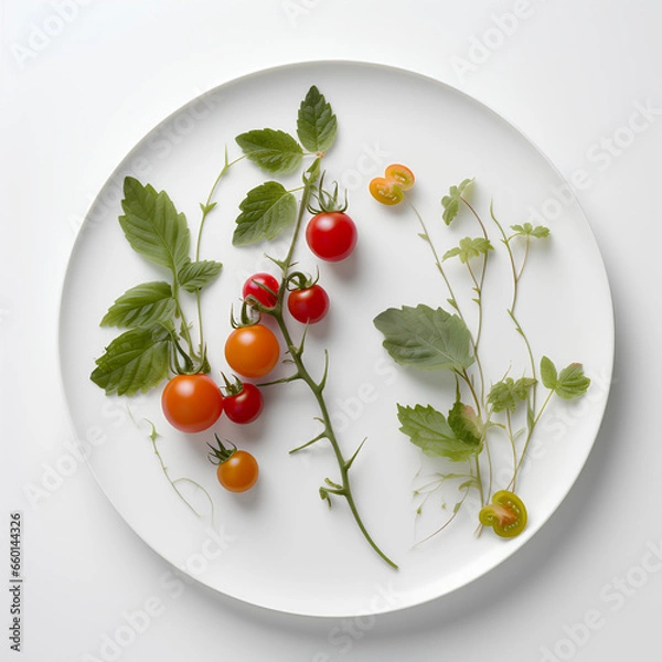 Obraz tomatoes on a plate