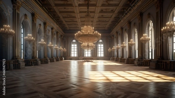 Fototapeta interior of a church