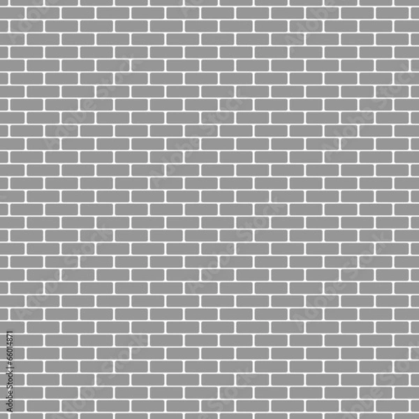 Obraz brick wall pattern vector background