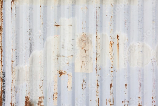 Fototapeta Metallic rusty texture stripe pattern