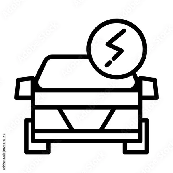 Fototapeta  eletric car