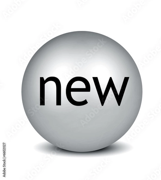 Obraz new symbol - silver