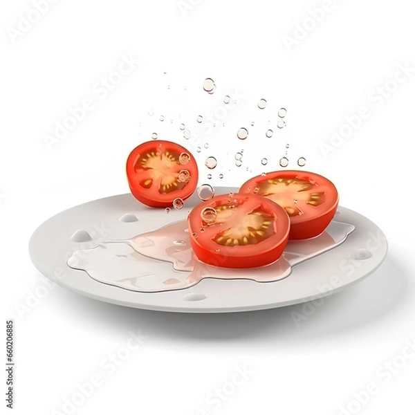 Obraz tomato on a plate