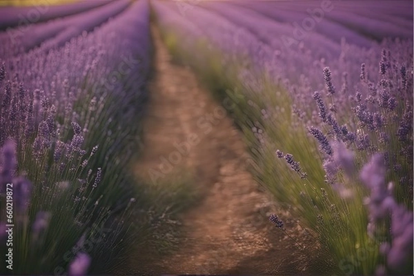 Fototapeta Lavender Field Baby Digital Backdrop Photography Background Floral Backdrop Kids Photoshoot for Baby Boy Girl Photoshop Overlays Lavender
