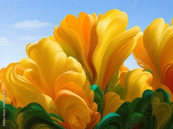 Obraz yellow combination background