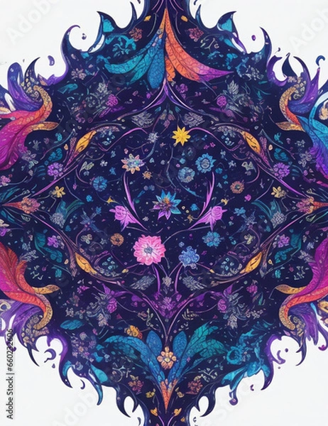 Fototapeta background with flowers