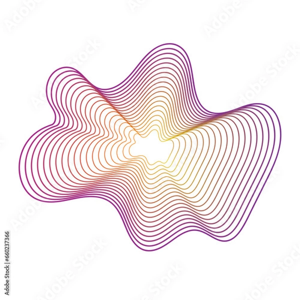 Obraz Gradient Abstract Monoline