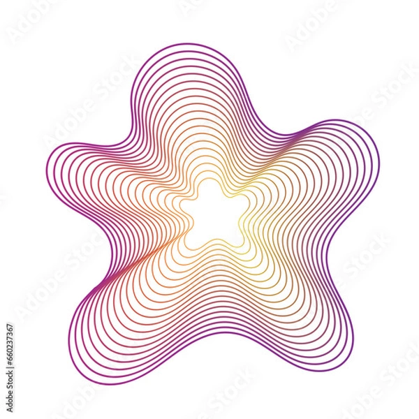 Obraz Gradient Abstract Monoline