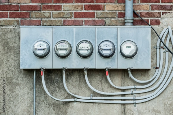Obraz Electric Meters