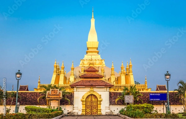 Fototapeta Pha That Luang - „Złota Stupa” w Laosie