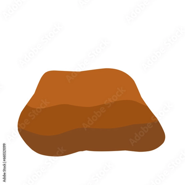 Obraz Brown Stone Illustration