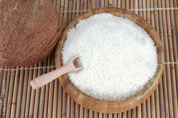 Obraz noix de coco râpée