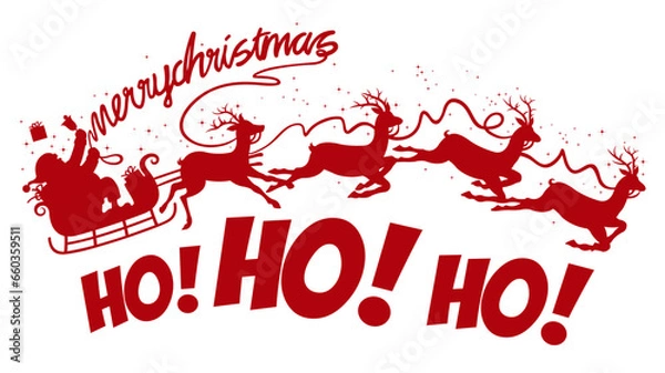 Fototapeta ho ho ho gift