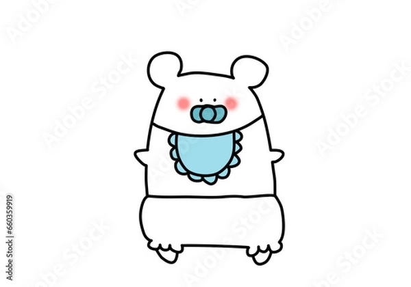 Obraz Baby White bear