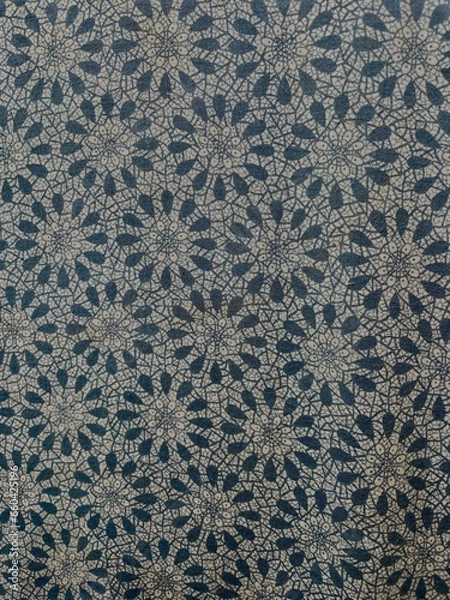 Obraz pattern with blue and white flowers