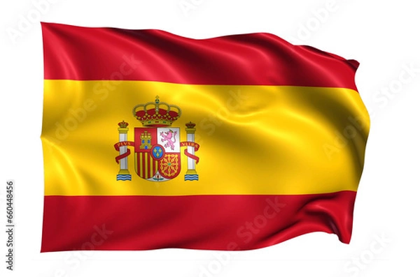 Obraz Spain flag on transparent background