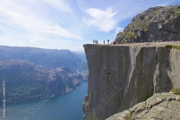 Fototapeta Preikestolen and Lysefjord 013