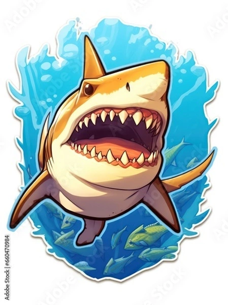 Obraz shark with a smile