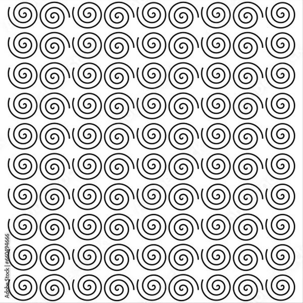Obraz The aligned spiral lines become seamless