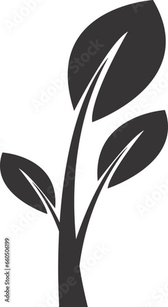 Fototapeta leaf and branches sign