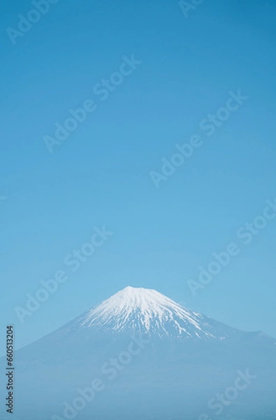 Fototapeta 冬空の富士山