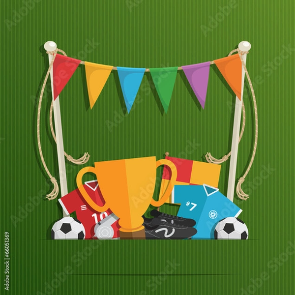 Obraz football decoration