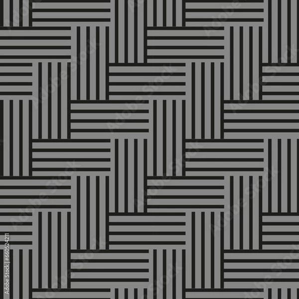 Obraz Geometric Tile Seamless Wallpaper Floral Pattern